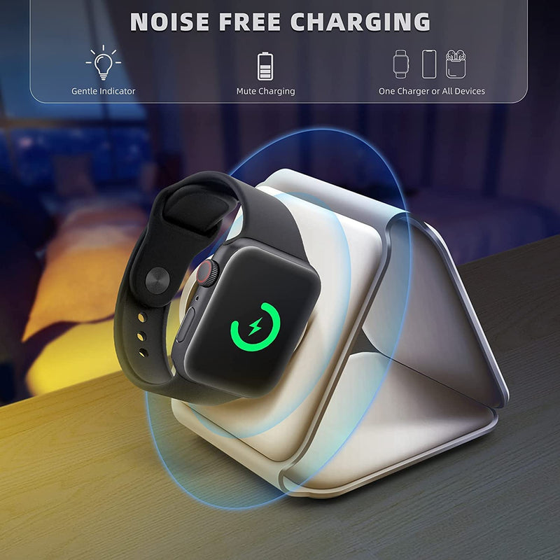 3 In 1 Wireless Charging Pad - AEDKart UAE