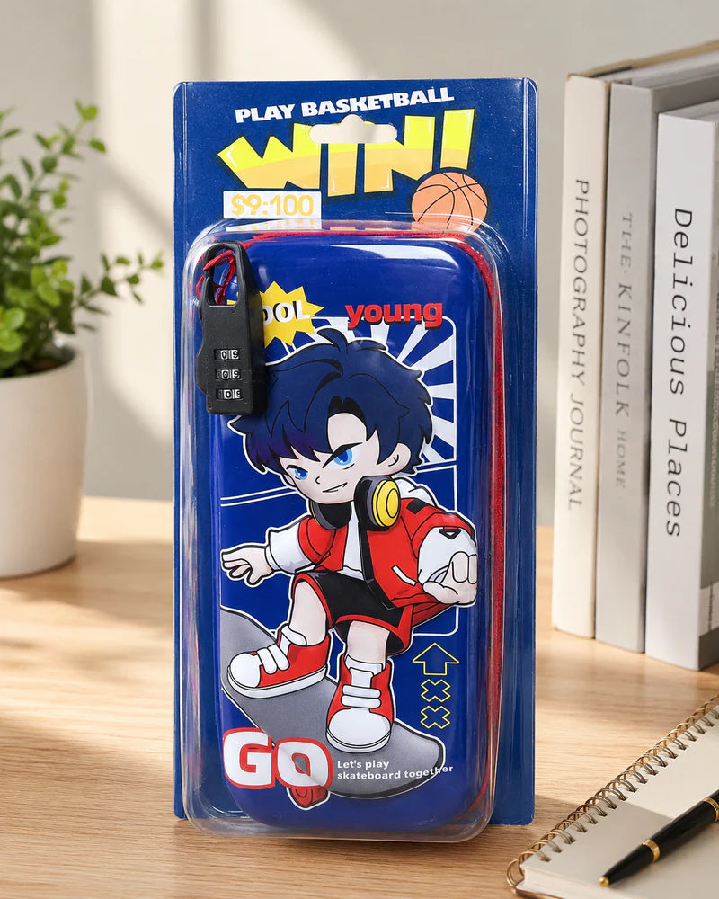 Anime Locked Pencil Case