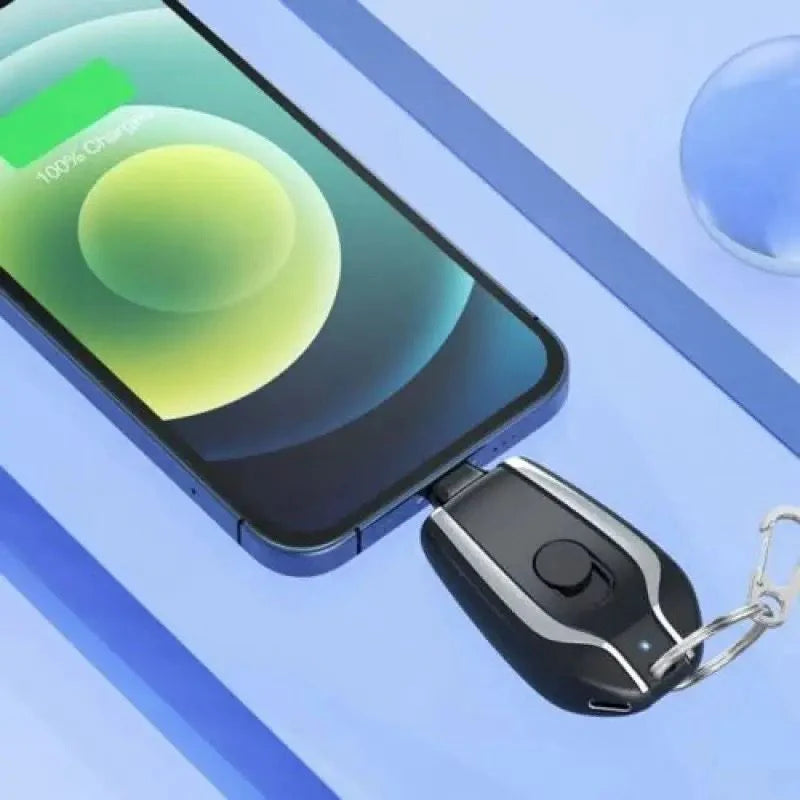 Emergency Portable Key Chain Charger Lightning Port