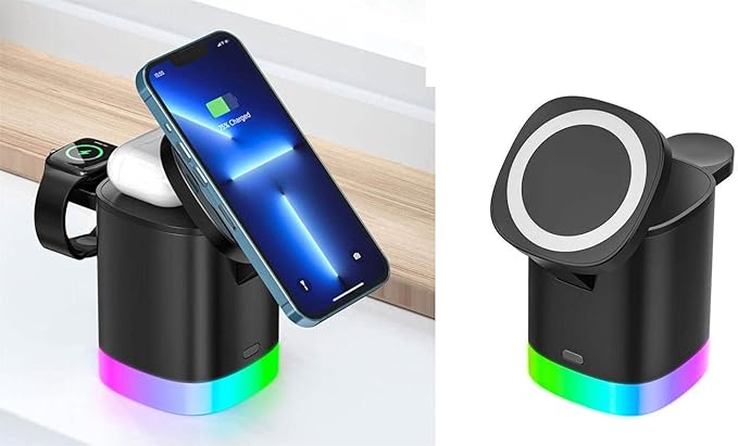 3 In 1 Wireless Charging Station - AEDKart UAE