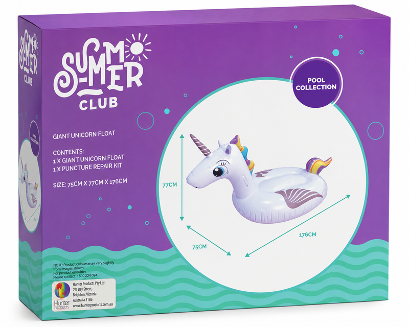Summer Club Giant Unicorn Float - AEDKart UAE
