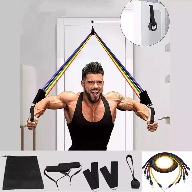 Bodybuilding Resistance Bands Set - AEDKart UAE