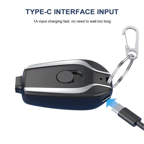 Emergency Portable Key Chain Charger Lightning Port