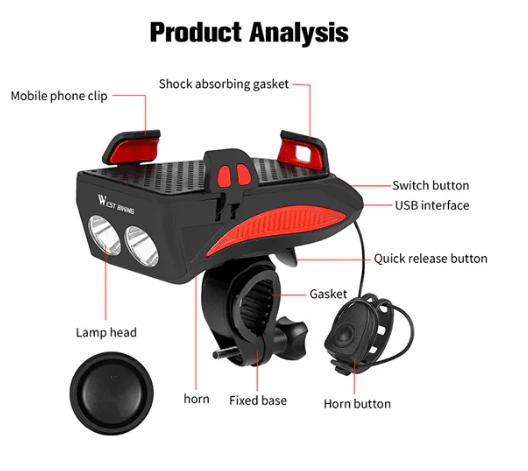 Flashlight Bike Holder - AEDKart UAE