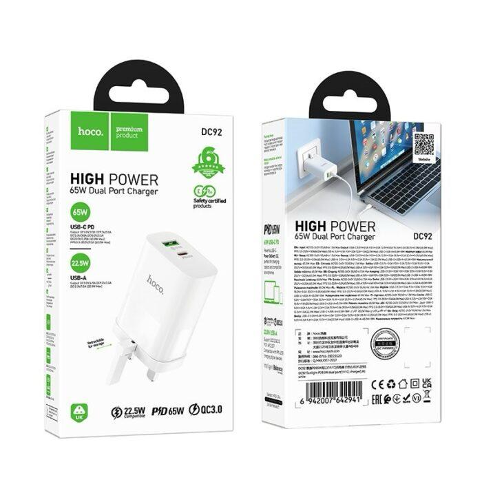 Hoco Dual Port Charger - AEDKart UAE
