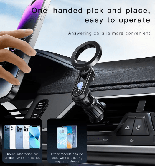 Metal Magnetic Car Phone Stand - AEDKart UAE