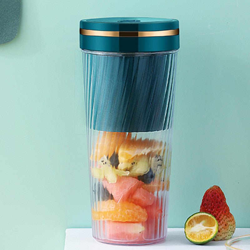 Portable Blender Mini Home Fruit Juicer Cup Wireless USB Electric Fruit Juice Machine - AEDKart UAE