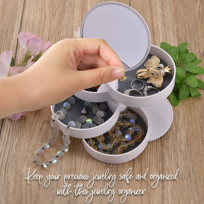 Rotating Jewelry Storage Box - AEDKart UAE