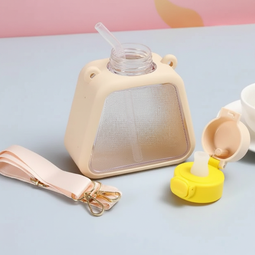Sports Water Bottle With Straw