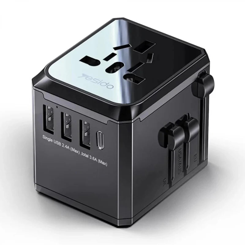 Travel Adapter Usb Usb C Port - AEDKart UAE