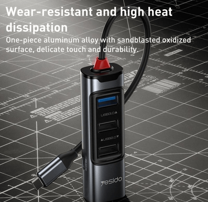 Type C Multifunctional Hub Adapter - AEDKart UAE