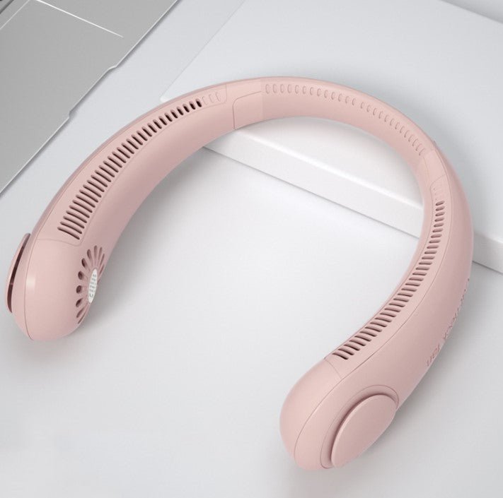 Portable Vaneless Neck Fan - Rechargeable Hands-Free Cooling Fan