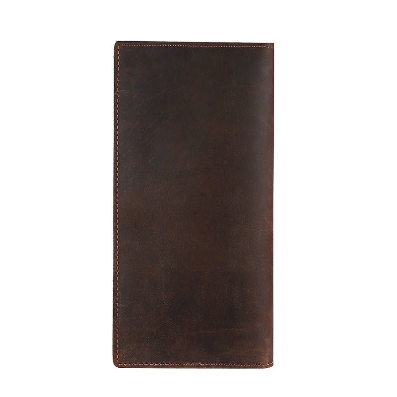 Horse Long Wallet Genuine Leather Hand-held Men’s Card Holder