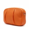 Pebbled Orange Crossbody Bag