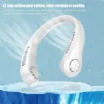 Portable Vaneless Neck Fan – Rechargeable Hands-Free Cooling Fan